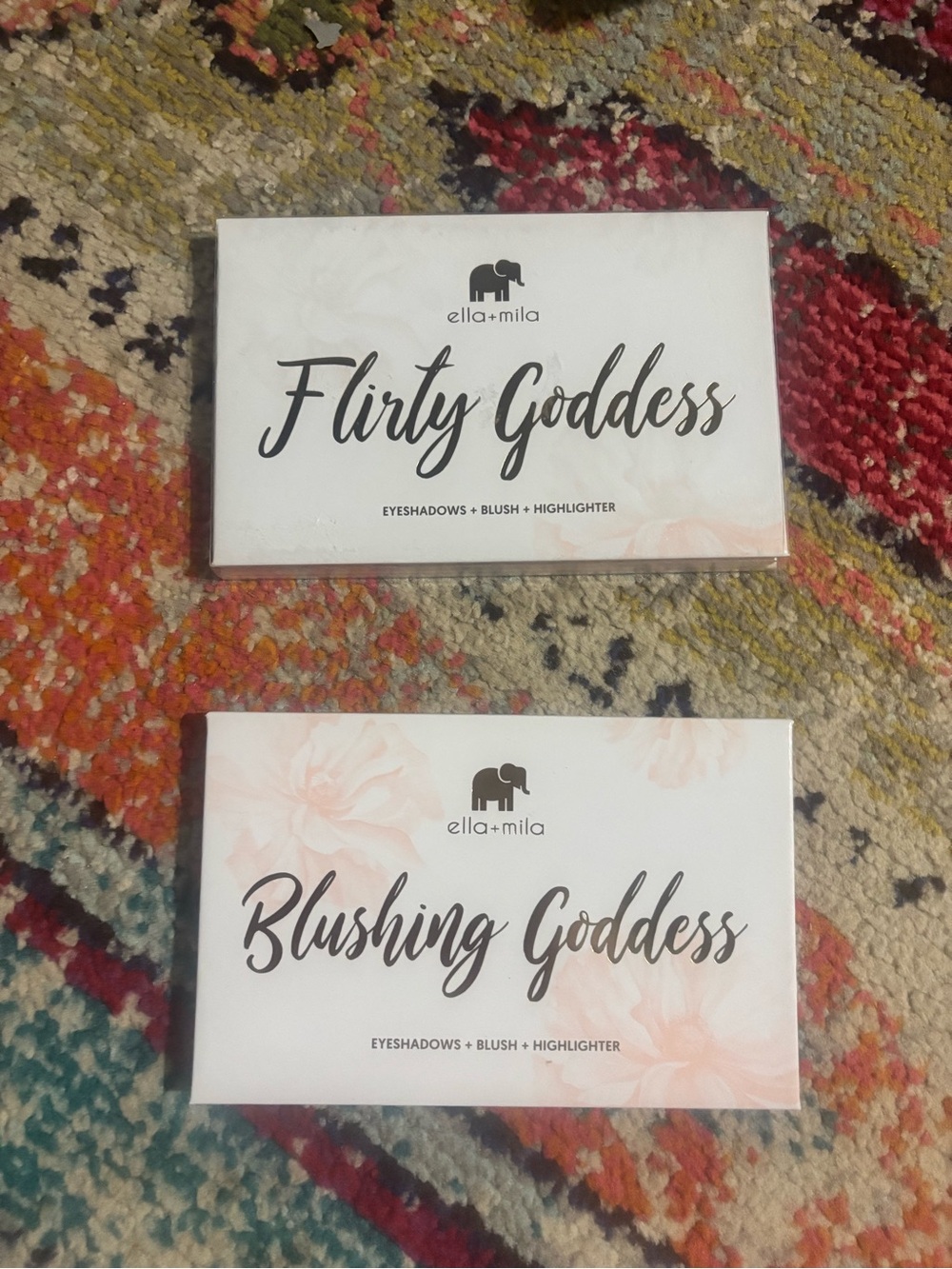 Ella and Mila Goddess Makeup Pallets